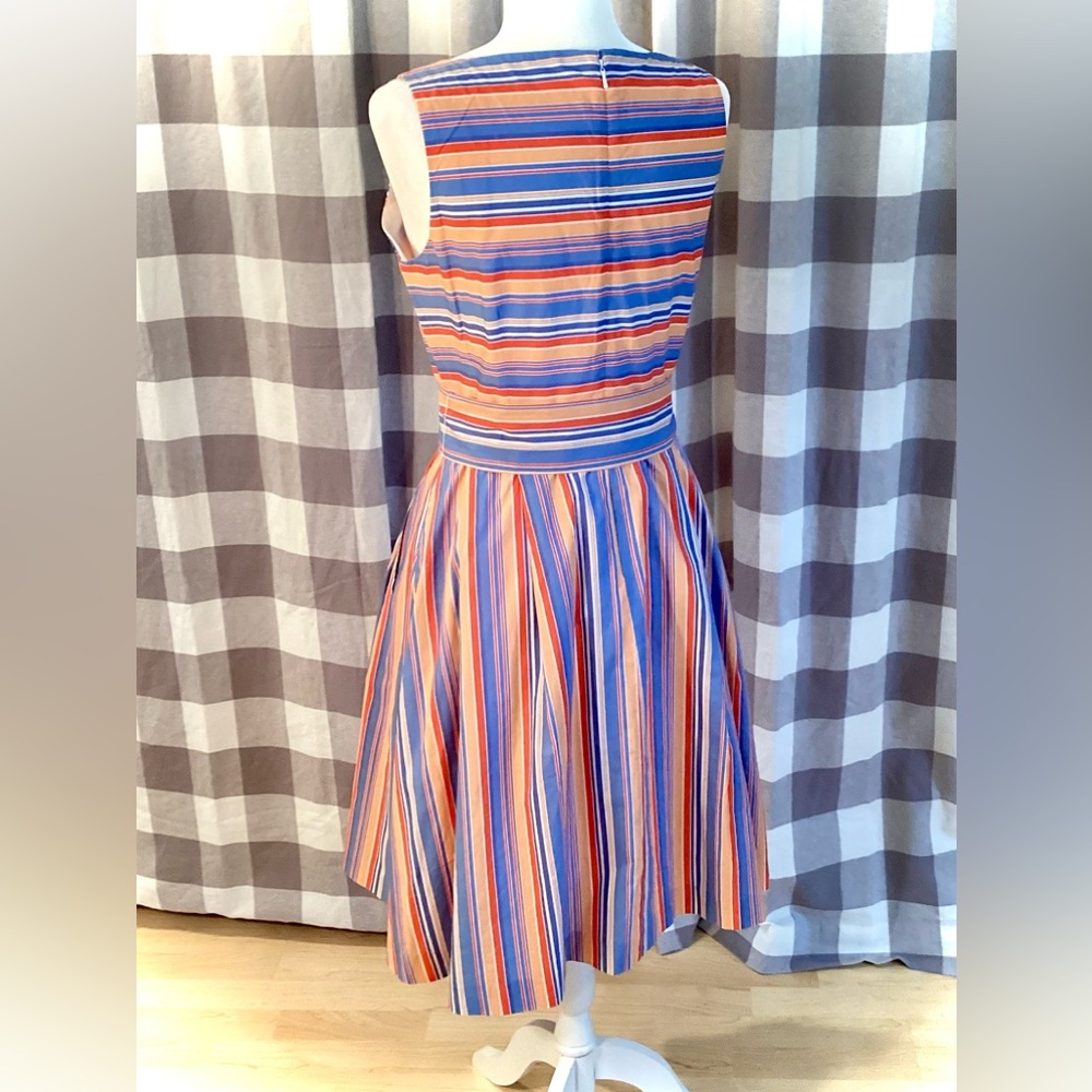 L.L. Bean - Bean Signature Vibrant Striped Midi Dress - Picture 5 of 9